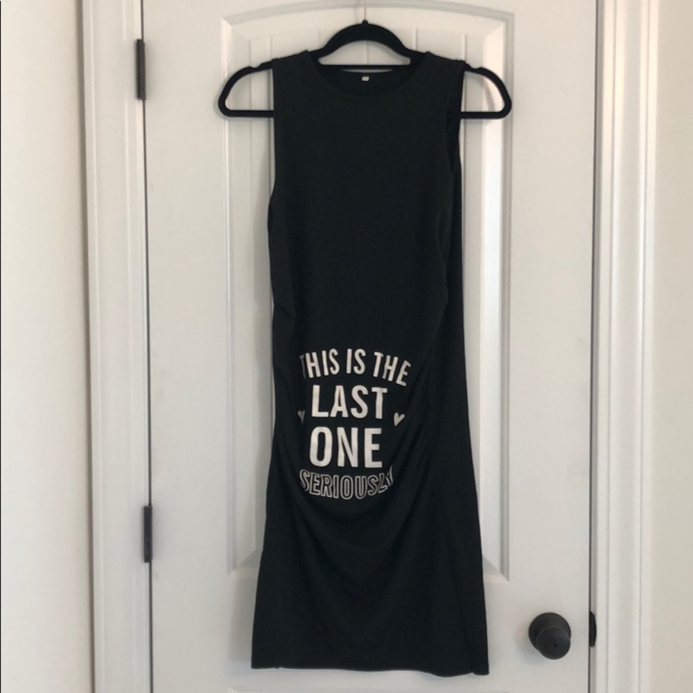 Black Maternity Dress